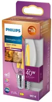 „Philips Warm Glow“ LED žvakė, E14, 470 lm, 2200–2700 K, reguliuojamas pritemdymas