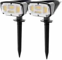 70-296# Saulės energija varoma LED lempa, įmontuotas reflektorius, sl-26, 2 vnt.