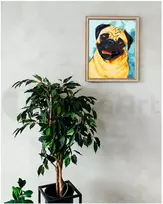 Omaart Linksmas mopsas