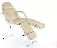 Restpro Kosmetologinis krėslas su reguliuojamomis kojomis Beauty 2 (Kreminis)