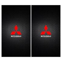 For Mitsubishi ralliart Lancer 9 10 ASX Pajero L200 2pcs Auto Accessories Car Center Pillar Anti-scratch Protector Films Sticker