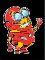 Omaart Geležinis Minionas: Herojiškų Spalvų Tapyba Pagal Numerius Rinkinys