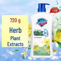 Safeguard Healthy Purifying Honeysuckle Herbal Scent Shower Gel 720g