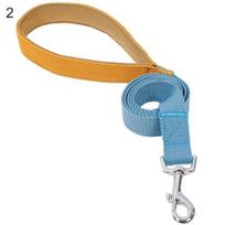 Pet Chest Strap Multi-color Anti-escape Adjustable Fashion Pet Harness Traction Leash for Outdoor L 2 mėlyna