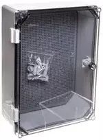 Elektro Plast 43.11 Korpusas 400x300x166mm IP65 su tvirtinimo plokšte skaidri UNIbox Uni-1/T 43.11