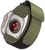 FORCELL F-DESIGN FA05 nylon apyrankė skirta Apple Watch 42 / 44 / 45 / 49 mm žalios spalvos
