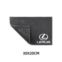 For LEXUS RX300 RX330 RX350 IS250 LX570 is200 is300 ls400 Car Logo Strong Absorbent Towel Cleaning Rag Interior Accessories