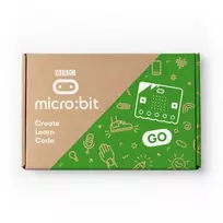 BBC micro:bit 2 GO - edukacinis modulis Cortex M4 akselerometras Bluetooth LED 5x5 + priedai