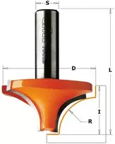 Apvalinimo freza CMT 827.660.11; 16/44,5/22,2/60,3/12,7 mm