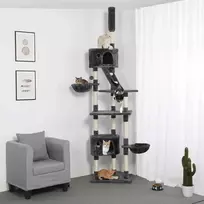 Yaheetech Kačių draskyklė nuo 228cm iki 255cm