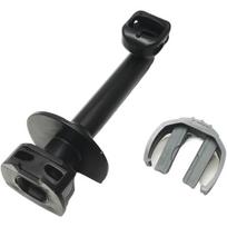 Atsarginė dalis Aukšto slėgio plovyklos alkūninis išleidimo vamzdis su spaustuvu Karcher K2, K3, 4.064-047.0, 40640470, 5.064-110.0, 5064110 Plovimo antgaliai 1 PACK juoda