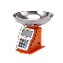 New Stainless Steel Kitchen Scale 30Kg Thickened Food Scale Accurate Multifunctional Weighing Balance Supermarkets oranžinė