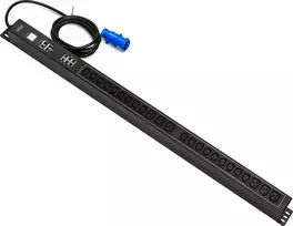 Apc SMART PDU 0U maitinimo juostelė, IEC 60309 kištukas 16A/250V, lizdai 18xC13 10A/250V, 6xC19 16A/250V, 16A