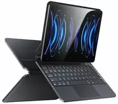 USAMS Apple iPad Pro 12,9" juodos spalvos dėklas planšetiniam kompiuteriui su klaviatūra Miaoke Series IPP12MG01 (US-BH876)