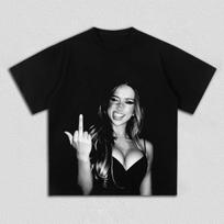 Tate McRae Graphic T-Shirt Men Women Casual Cotton Pop Singer Streetwear Fan Merch Top S įvairiaspalvis
