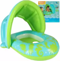 BESTWAY 34091 Pripučiamas pontonas su stogeliu žalias