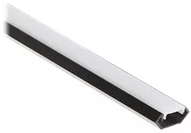 Oledowani TST PROFILIS SU LEMPA LED JUOSTAI PR-LED/CB/2M KAMPINIS JUODA