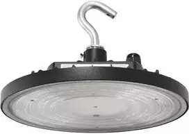„OPPLE Lighting Highbay Basic“, kietas tvirtinimas, juodas, juodas, aliuminis, polikarbonatas (PC), apvalus, IK08