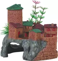 Zolux Viduramžių kaimo akvariumo puošmena 10 cm M