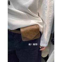 Early autumn new Oni concave fanny pack Internet celebrity fashion belt decorative card bag mini change bag