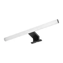 Sieninis šviestuvas Orno PEEGEL LED 6W, veidrodinis šviestuvas, 540lm, 4000K, ilgis 40 cm, plastikas + akrilas, juodas