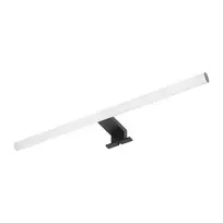 Sieninis šviestuvas Orno PEEGEL LED 9W, veidrodinis šviestuvas, 810lm, 4000K, ilgis 60 cm, plastikas + akrilas, juodas