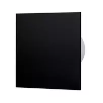 Orno Panel Plexiglass plokštė ventiliatoriams ir grotelėms, juoda