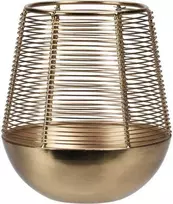 Home Styling Collection Auksinis žvakių žibintas, metalinis