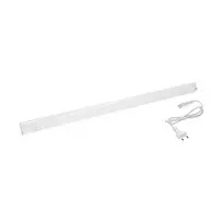 Orno ASTAR LED 14W, po spintele montuojamas linijinis šviestuvas su maitinimo laidu, 1260 lm, 4000 K, 2 kontaktų kištukas, kilpinė jungtis, įjungimo/išjungimo jungiklis
