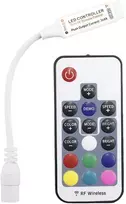 Orno Bezprzewodowy Belaidis RGB LED juostos valdiklis su nuotolinio valdymo pultu, 17 mygtukų, 12V, 6A, 72W