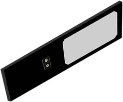 Orno PLANA LED šviestuvas po spintele 4W, 240lm, 4000K, su bekontakčiu jungikliu, juodas