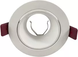 Orno FONDI RC dekoratyvinis prožektoriaus rėmelis, MR16/GU10, maks. 50 W, apvalus, fiksuotas, aliuminis, baltas