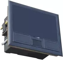 Orno Puszka Grindų dėžutė moduliniams lizdams 4 x 45x45 mm arba 8 x 22,5x45 mm, dangtelis: plastikinis, juodas