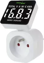 Miernik „GreenBlue“ energijos skaitiklis, vatmetras, 16 A, maks. 3680 W, atminties atsarginė kopija, GB620 E