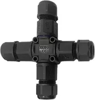 Orno Konektor Keturgubas X tipo skirstytuvas su greita jungtimi, IP68, 3x4mm2, 400V/16A