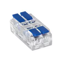 Orno Złączka 2 laidų, dvipusė kompresinė instaliacinė jungtis; bet kokiam 0,75–4 mm² laidui; IEC 250 V / 32 A; 10 vnt. pakuotė.