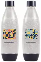 Gėrimų gazavimo aparato SodaStream vandens buteliai Fuse, 1l, 2 vnt, mozaika