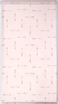 Douceur d`Interieur Langų užuolaidos su indišku motyvu, 60 x 180 cm, rožinė