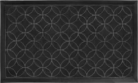 Guminis durų kilimėlis Douceur d`Interieur FEUILLES, 45 x 75 cm