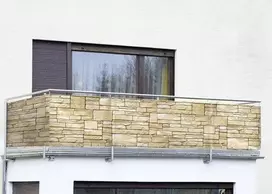 Maximex balkono privatumo dangtis, akmuo