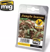 AMMO by MIG Jimenez AMMO MIG džiunglių lapai 8452 – lazeriu pjauti, dioramoms 1:32–1:48