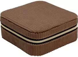 Home Styling Collection Papuošalų dėžutė, velvetas, 12 x 12 x 5 cm