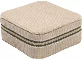 Home Styling Collection Papuošalų dėžutė, velvetas, 12 x 12 x 5 cm