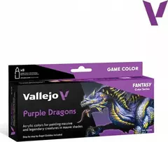 Vallejo Vallejo: 72.194 – Žaidimo spalva – Violetinė Dragons (8x18 ml)