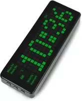 Pico-Clock-Žalias, modulis su skaitmeniniu LED elektroniniu laikrodžiu, priedėlis skirtas Raspberry Pi Pico, Waveshare 19695