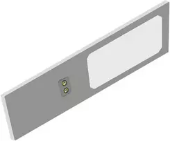 Orno PLANA LED po spintele montuojamas šviestuvas 4W, 240lm, 4000K, su bekontakčiu jungikliu, pilkas