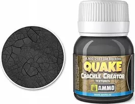 AMMO by MIG Jimenez AMMO MIG Quake Crackle Old Blacktop – trūkinėjimo tekstūra, 40 ml