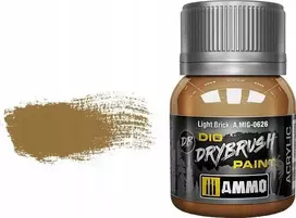 AMMO by MIG Jimenez AMMO MIG DRYBRUSH sendinimo dažai Šviesi Plyta 40 ml (0626)