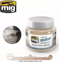 AMMO by MIG Jimenez AMMO MIG akrilinis vanduo WILD RIVER WATER, 250 ml – dioramoms ir maketams