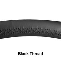 Juodas PU dirbtinės odos vairo užvalkalas, skirtas Mazda MX-5 MX5 Miata NB 1998-2003 2004 2005 RX-7 RX7 1999-2001 Black Thread